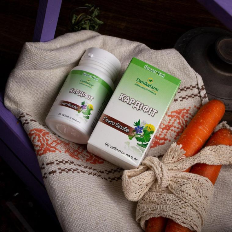 Натуральна домішка Кардіфіт Гінкго білоба