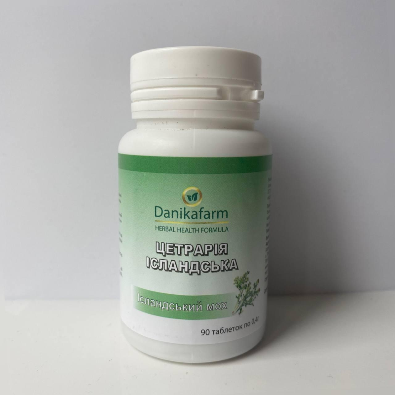Натуральна домішка Цетрарія Ісландська (Cetraria Islandica) Данікафарм