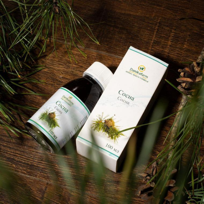 Натуральна домішка ДанікаФарм БАЖ Сосна 100 мл